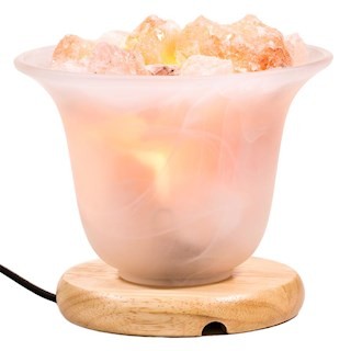Lampe cristaux de sel 19cm 1